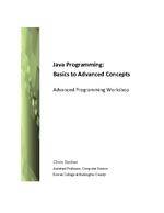 Java Programming: Basics to Advanced Concepts Advanced Programming Workshop